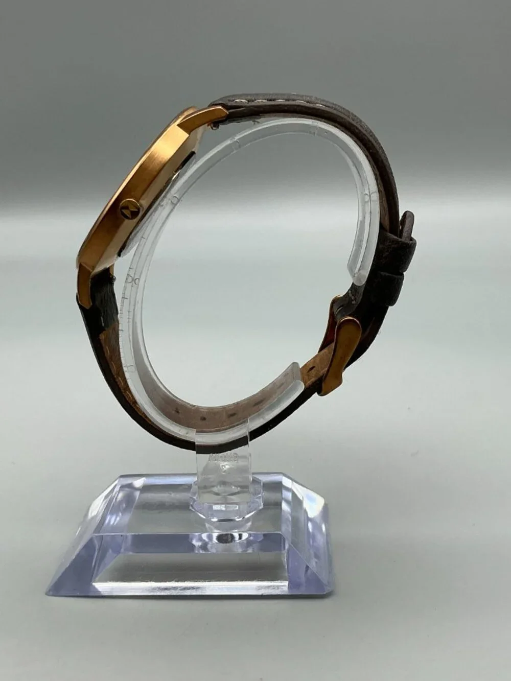 MVMT Boulevard Santa Monica Womens Watch 38mm Rose Gold Tone Leather New Battery